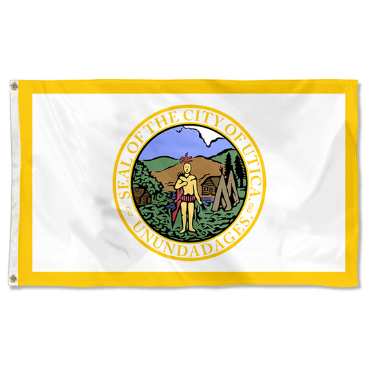 Fyon Utica, New York flag banner