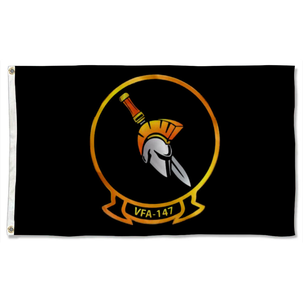 Fyon Vfa-147(Argonauts)Black Flag Indoor and outdoor banner