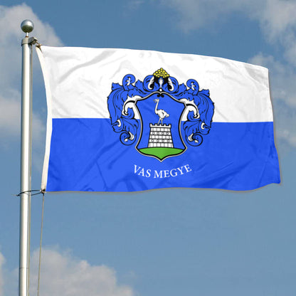 Fyon Vas megye, Hungary Flag Indoor and outdoor banner