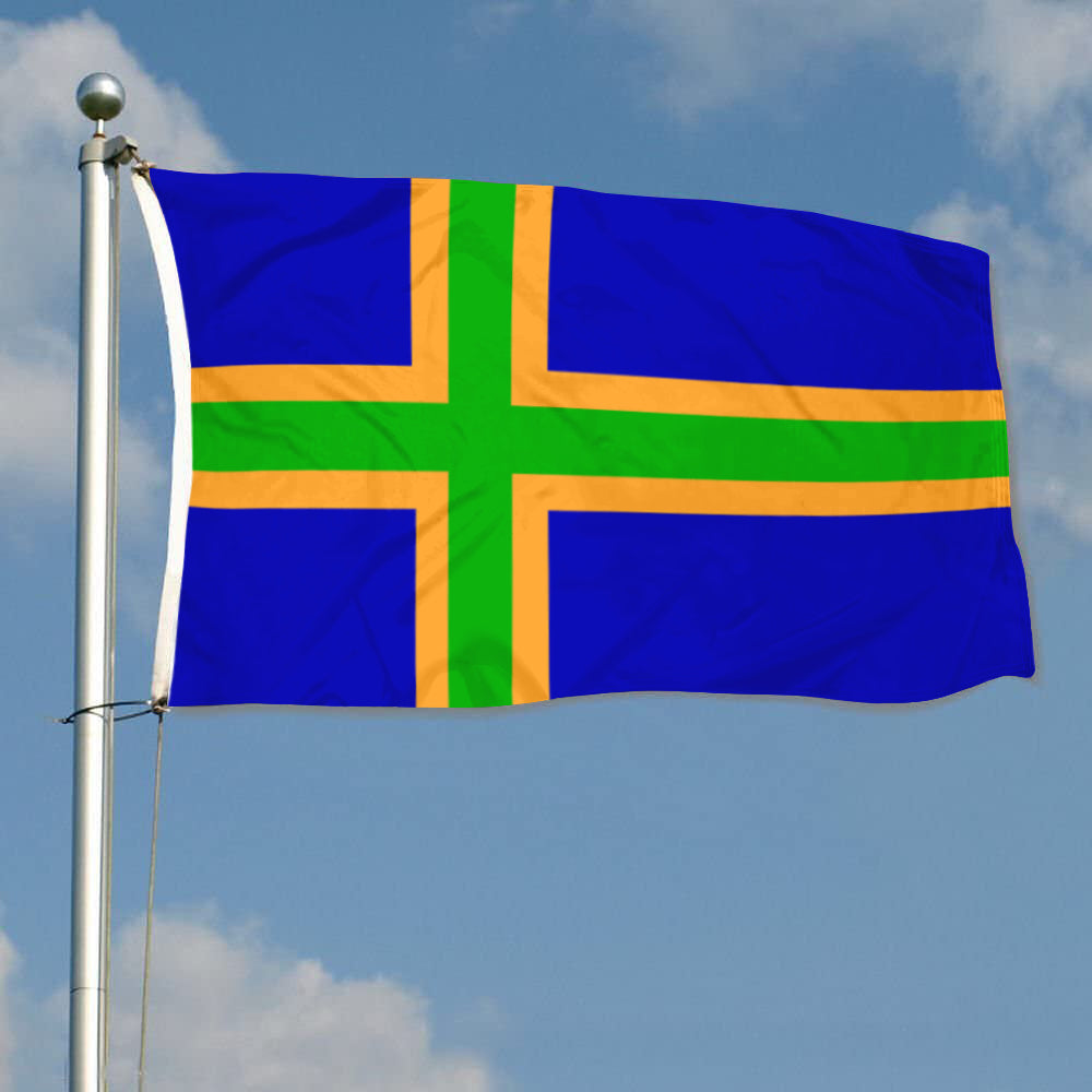 Fyon Vendsyssel, Denmark Flag Indoor and outdoor banner