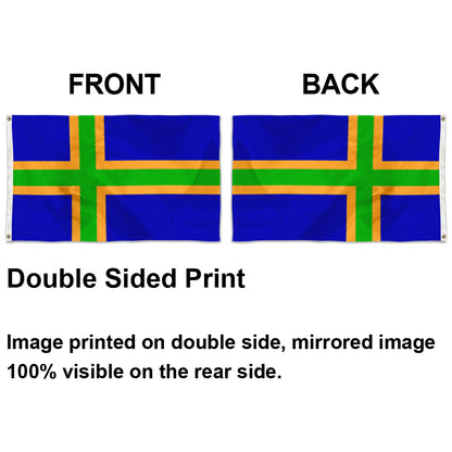 Fyon Vendsyssel, Denmark Flag Indoor and outdoor banner