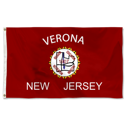 Fyon Verona, New Jersey flag Banner