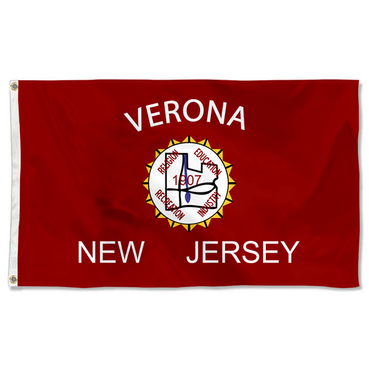 Fyon Verona, New Jersey flag Banner