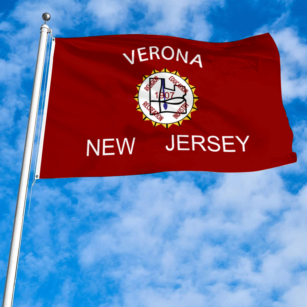Fyon Verona, New Jersey flag Banner