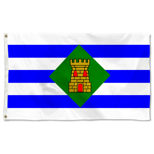 Fyon Vieques, Puerto Rico flag banner