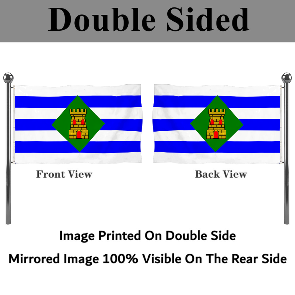 Fyon Vieques, Puerto Rico flag banner