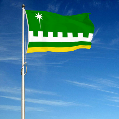 Fyon Villalba, Puerto Rico flag banner