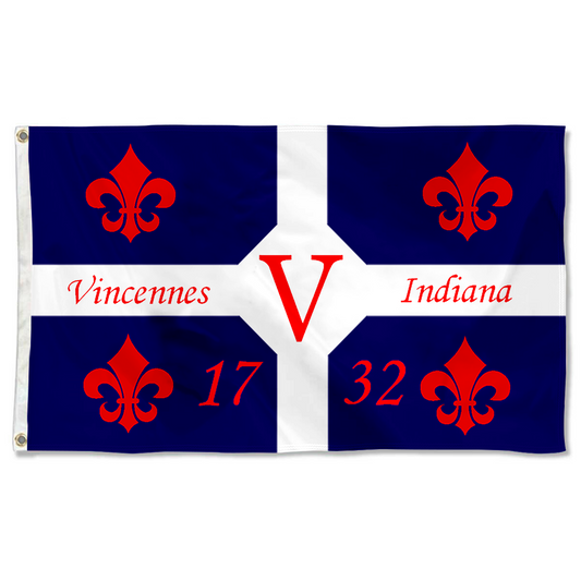 Fyon Vincennes, Indiana flag Banner
