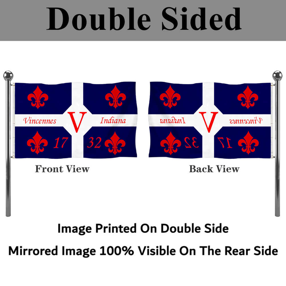 Fyon Vincennes, Indiana flag Banner
