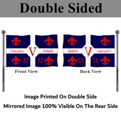 Fyon Vincennes, Indiana flag Banner