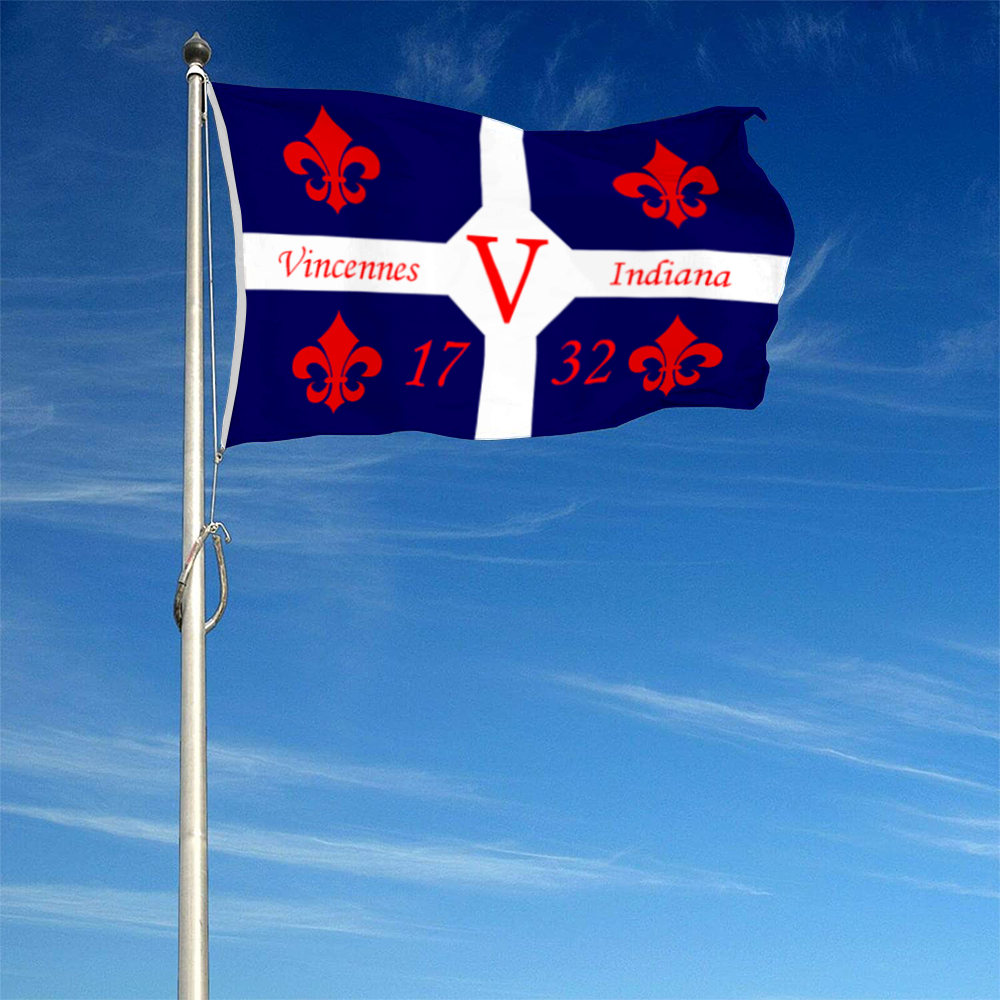 Fyon Vincennes, Indiana flag Banner