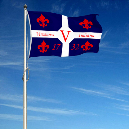 Fyon Vincennes, Indiana flag Banner