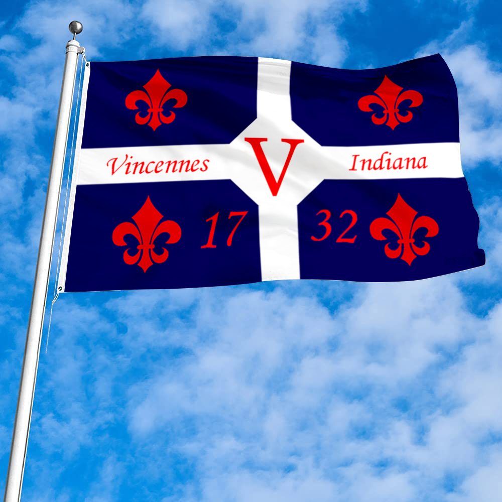 Fyon Vincennes, Indiana flag Banner