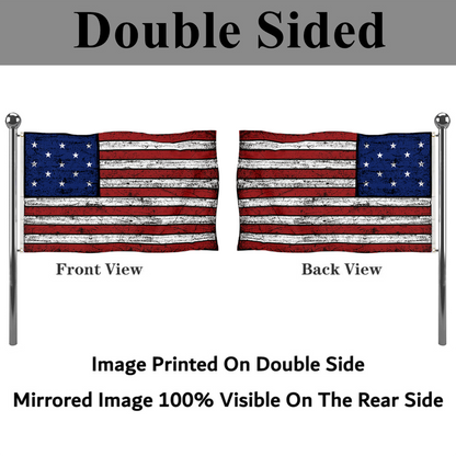 Fyon Vintage 1777–1795 the United States flag Banner