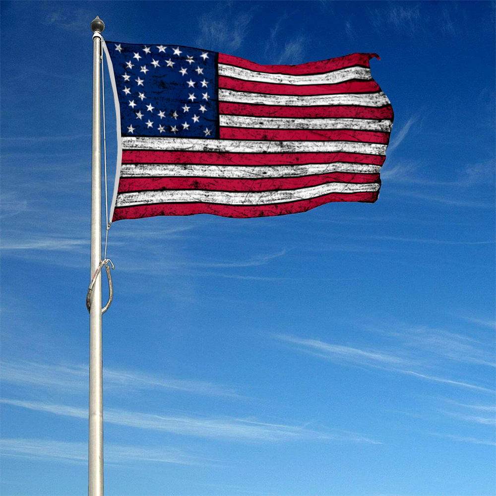 Fyon Vintage 1863-1865 the United States flag Banner