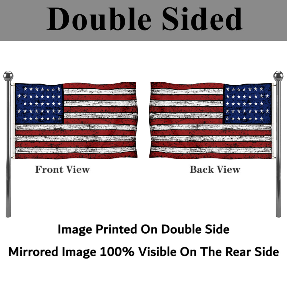 Fyon Vintage 1867–1877 America the United States flag  Banner