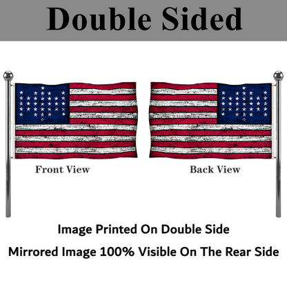 Fyon Vintage the United States 33 Star Flag Banner