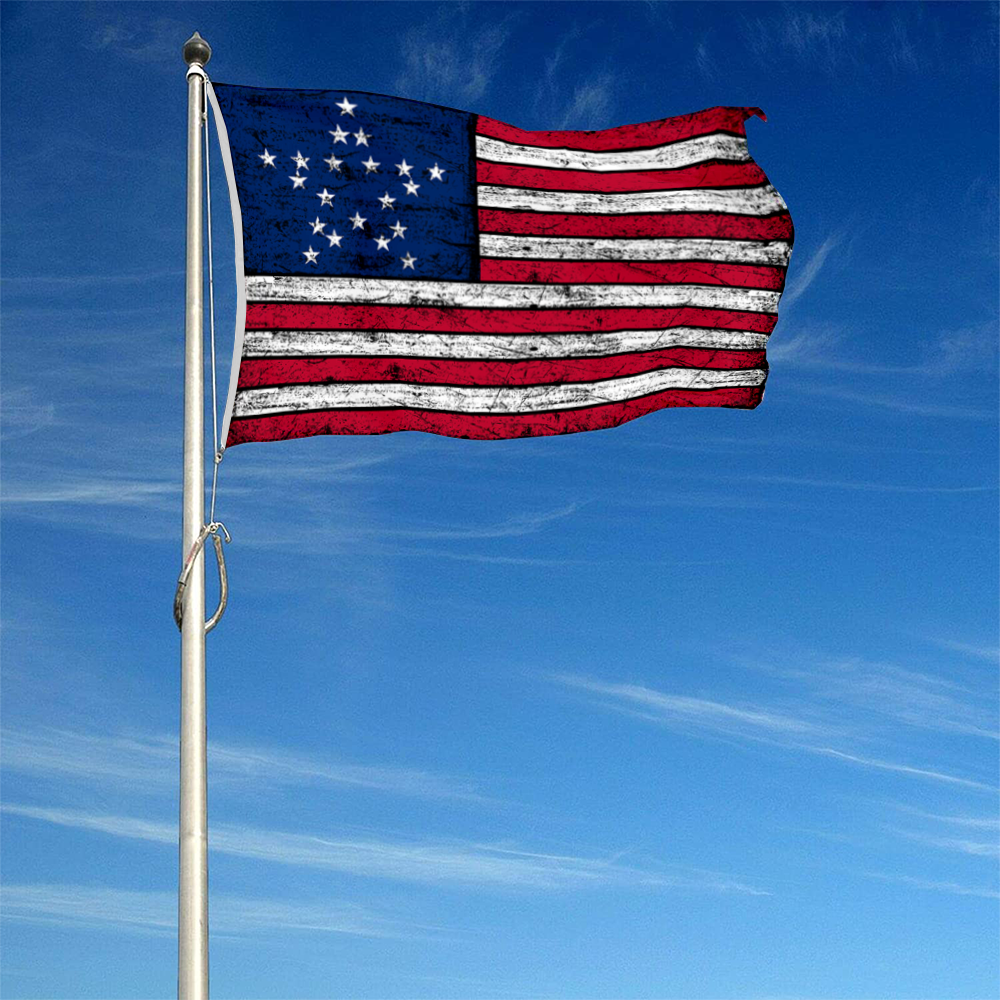 Fyon Vintage the United States US 20 Star GreatStar Flag Banner