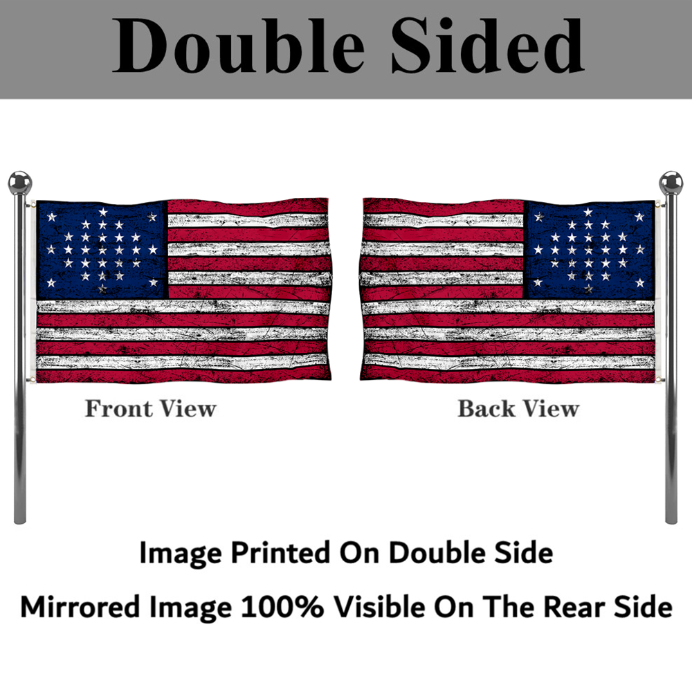 Fyon Vintage the United States US 29 Star Diamond Pattern Flag Banner