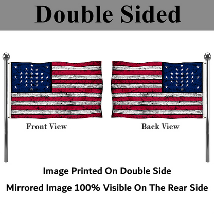 Fyon Vintage the United States US 29 Star Diamond Pattern Flag Banner