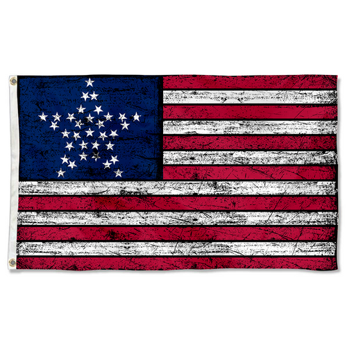 Fyon Vintage the United States US 33 Star GreatStar Flag Banner