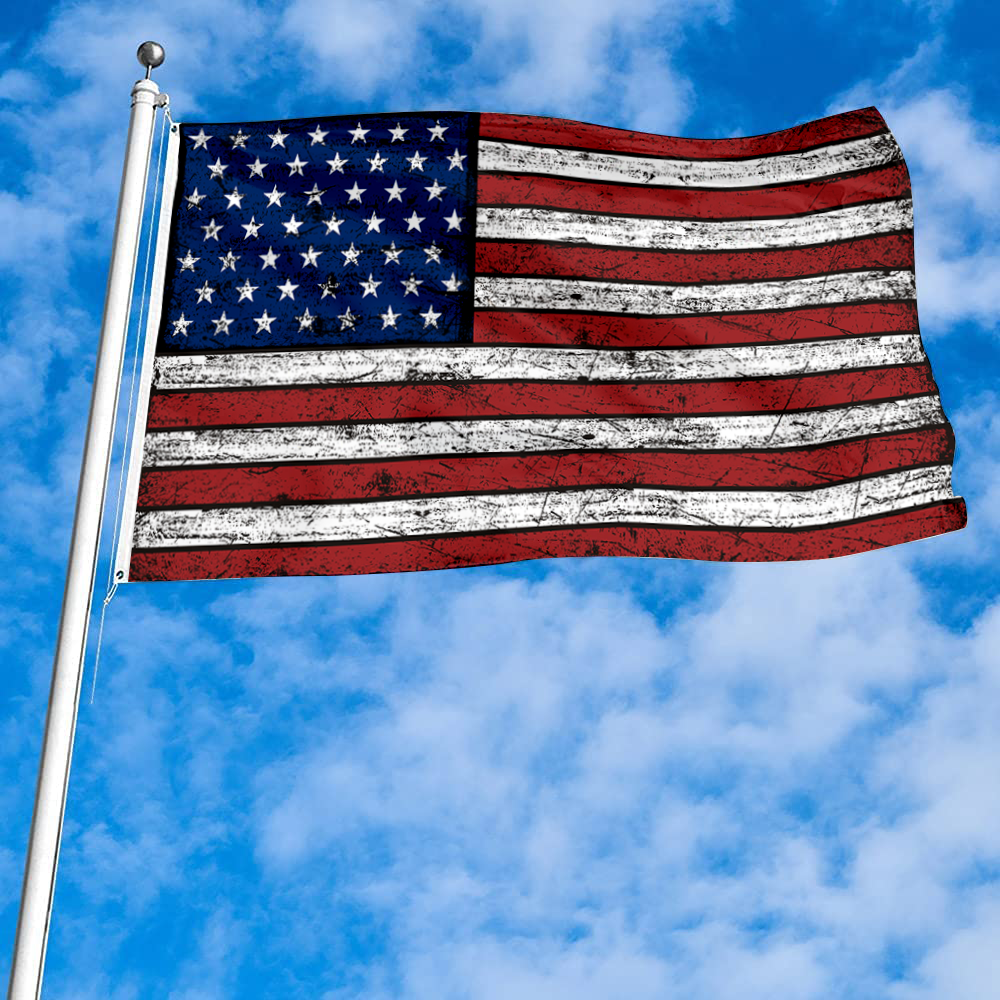 Fyon Vintage the United States US 49 stars flag Banner