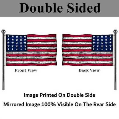 Fyon Vintage the United States flag 25 star linear pattern flag Banner