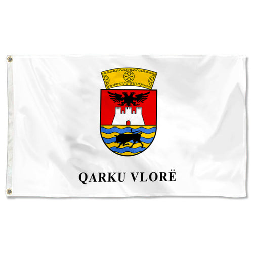 Fyon Vlore Couny, Albania Flag Indoor and outdoor banner