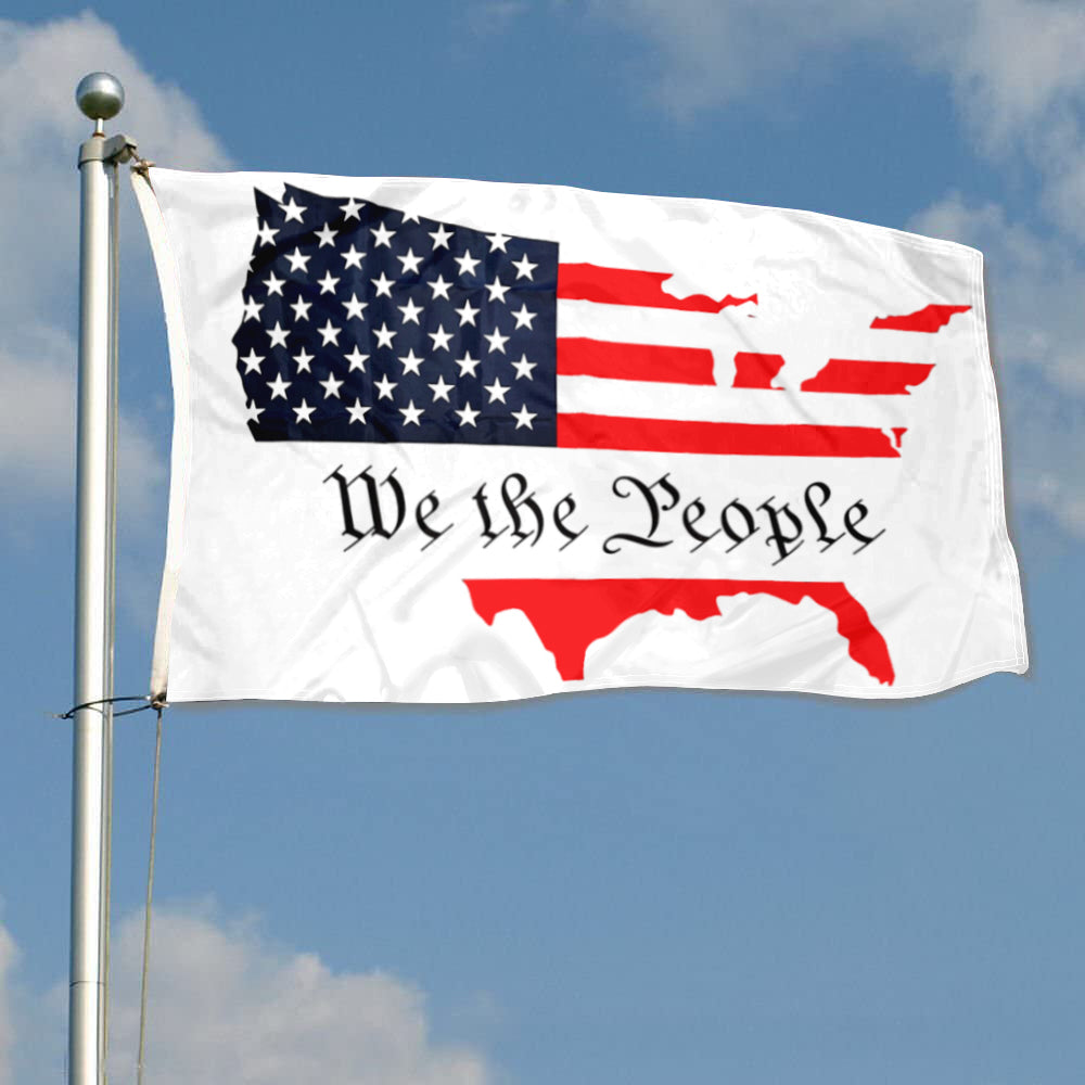 Fyon WE The People W America Flag Indoor and Outdoor Banner