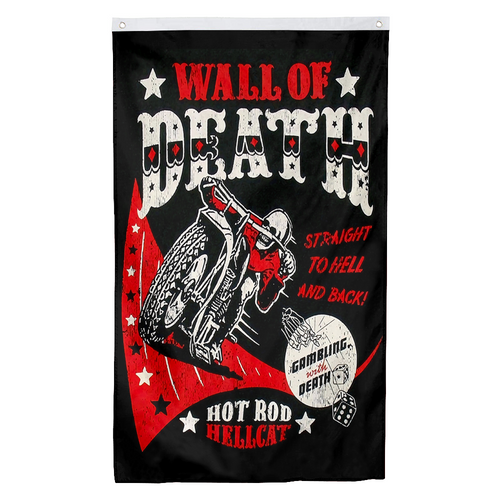 Fyon Wall of Death Flag Indoor and outdoor banner