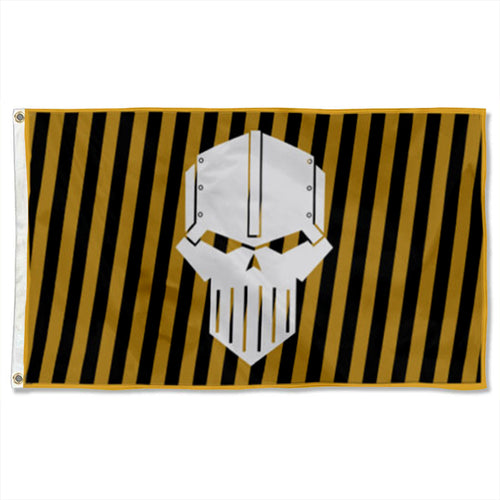 Fyon Warhammer Inspired Iron Warriors Flag Indoor and outdoor banner