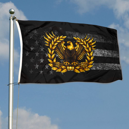 Fyon Warrant Officer Rising Eagle Flag Indoor and outdoor banner 2240821
