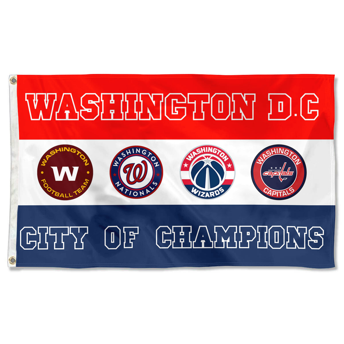 Fyon Washington D.C. City of Champions Sports Fans House Garden Yard flag Indoor and outdoor banner