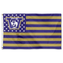 Fyon Washington  Huskies Stars and Stripes Flag Banner