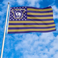 Fyon Washington  Huskies Stars and Stripes Flag Banner