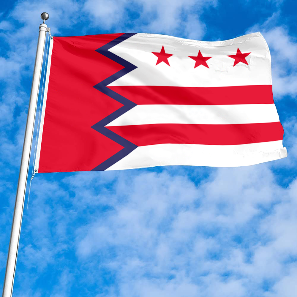 Fyon Washington, Maine flag Banner