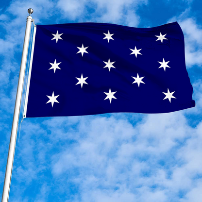 Fyon Washington, New York flag banner