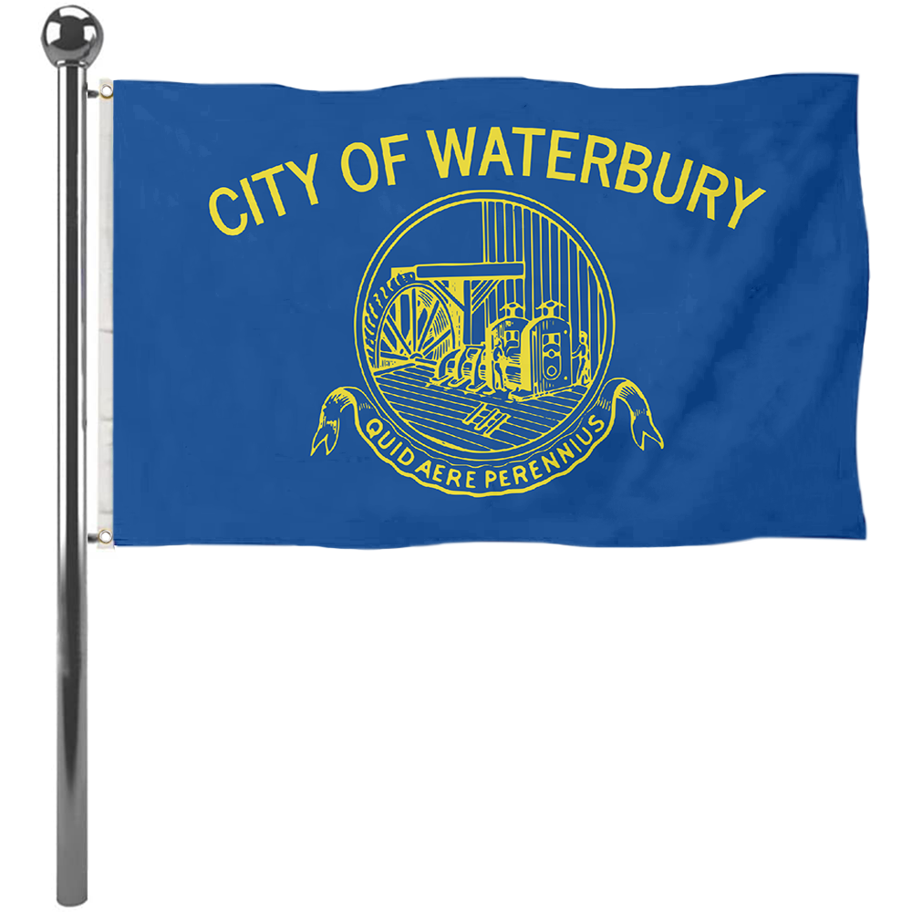 Fyon Waterbury, Connecticut flag Banner