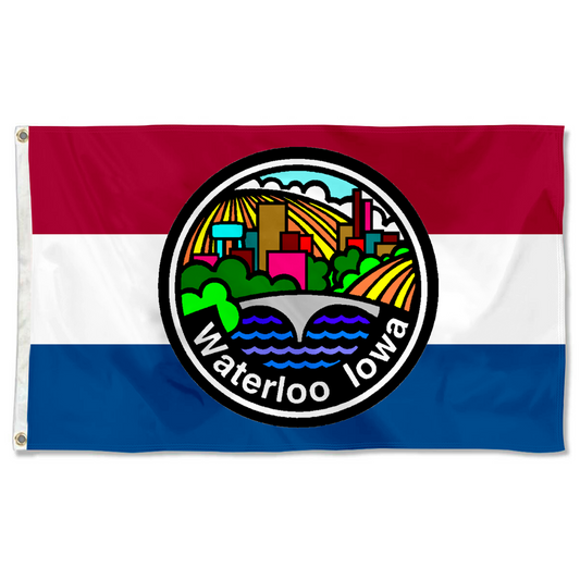 Fyon Waterloo, Iowa flag Banner
