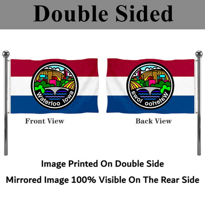 Fyon Waterloo, Iowa flag Banner