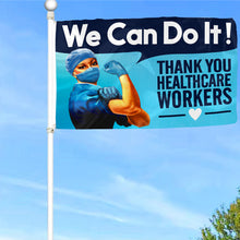 Fyon We Can Do It Thank you Healthcare Workers Flag Indoor and Outdoor Banner