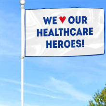 Fyon We Love Our Healthcare Hero Flag Indoor and Outdoor Banner