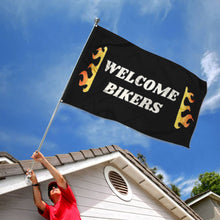 Fyon Welcome Biker Flag Indoor and Outdoor Banner