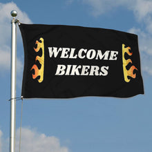 Fyon Welcome Biker Flag Indoor and Outdoor Banner