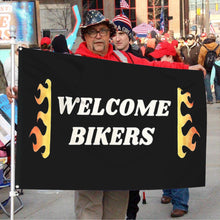 Fyon Welcome Bikers Flag Indoor and outdoor banner