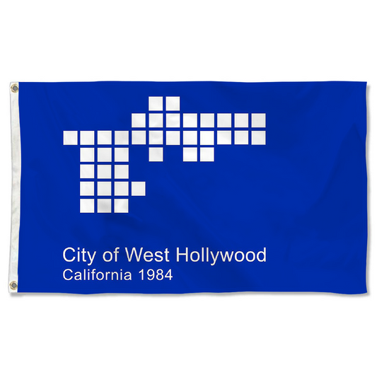 Fyon West Hollywood, California Flag(1986–2014) Flag Banner