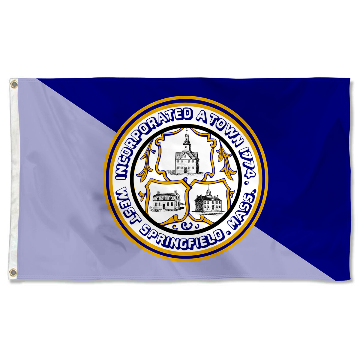 Fyon West Springfield, Massachusetts flag Banner