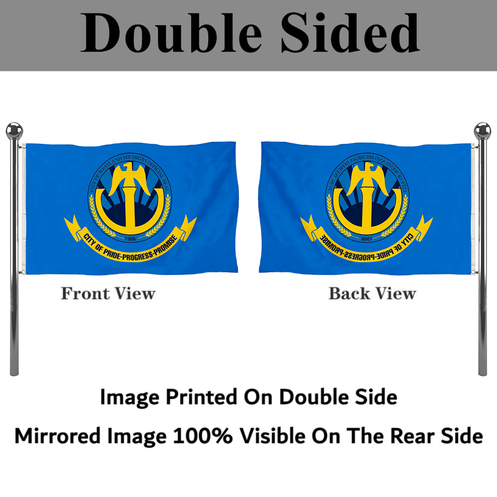 Fyon Westland, Michigan flag Banner