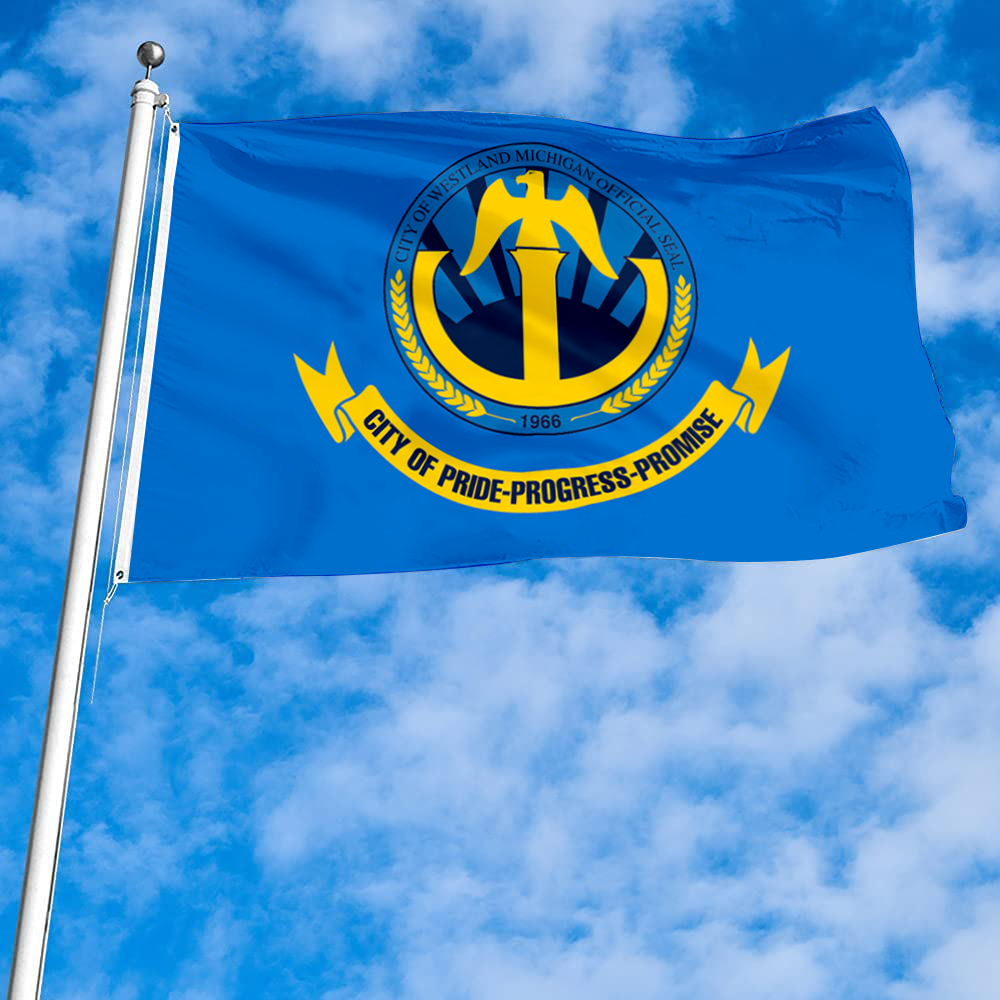 Fyon Westland, Michigan flag Banner