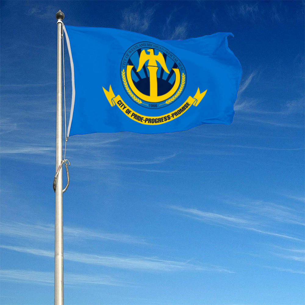 Fyon Westland, Michigan flag Banner